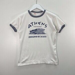 No Brand Men's White and Cream T-shirt